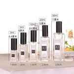 Glass Perfume Bottles Factory - OEM Flat Cylinder 10-30ml with Pump Sprayer