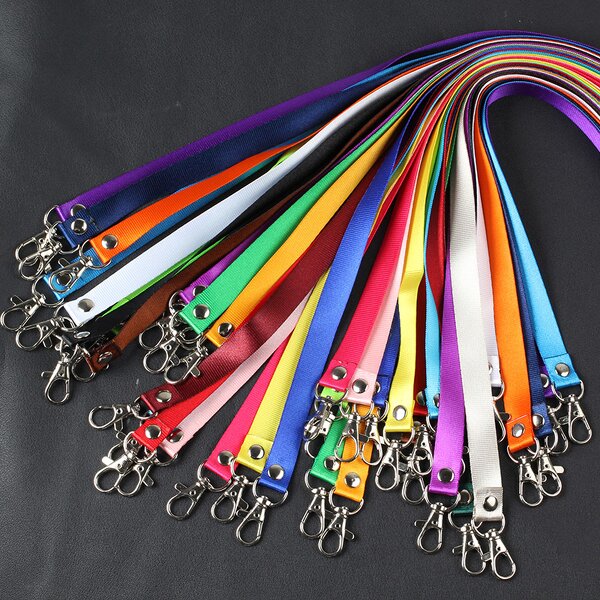 Safety Lanyard Supplier - OEM 1pc Polyester Hanging Neck Strap ID Holder