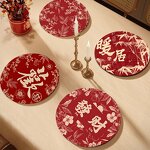 Rubber Coasters Manufacturer - OEM 12cm Heat Resistant Tea Cup Mat Decor