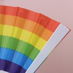 Plastic Hand Crank Fan Manufacturer - OEM Foldable Oriental Style Silk Fan