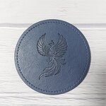 Leather Coasters Supplier - OEM Customizable Logo Easy to Clean Tea Pad