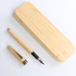 Bamboo Gift Set Supplier - OEM New Design UV Printing Pen Holder Set