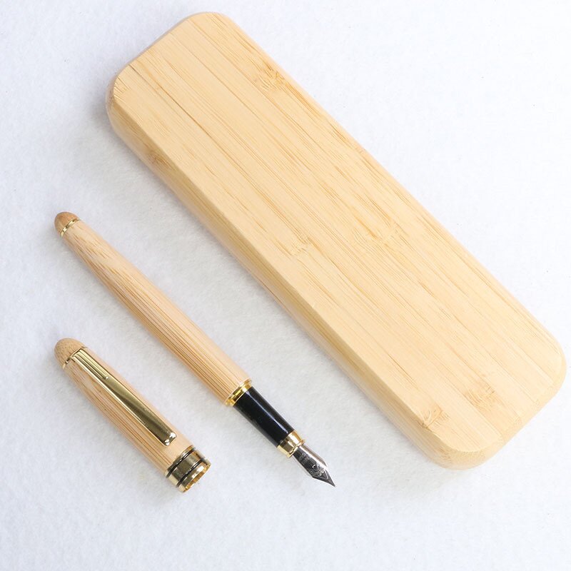 Bamboo Gift Set Supplier - OEM New Design UV Printing Pen Holder Set