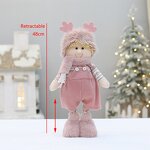 Christmas Plush Dolls Factory - OEM Adjustable Santa Snowman Reindeer Toys