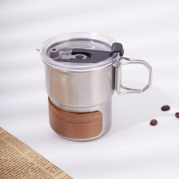 Portable Coffee Mug Factory - OEM 300ml Thickened 304 Stainless Steel Cup