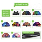 DIY Folding Fan Supplier - OEM Large Silk Fan Custom Logo Handmade