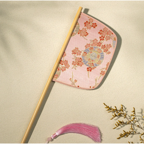 Chinese Style Fan Supplier - OEM Creative Classical Ginkgo Leaf Pattern