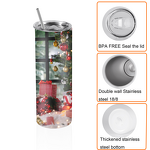 Straight Tumbler Supplier - OEM 20oz Sublimation Skinny Stainless Steel Cup