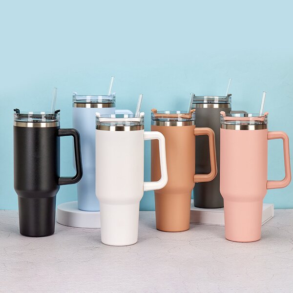 Double Wall Tumbler Factory - OEM 40oz Insulation Coffee Straw Travel Cup