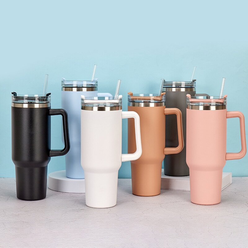 Double Wall Tumbler Factory - OEM 40oz Insulation Coffee Straw Travel Cup