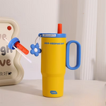 Stainless Steel Cup Manufacturer - OEM Modern Handle Insulated 500ml Travel Mug