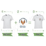 Cotton Tshirt Supplier - OEM Unisex Custom Digital Print Logo Oversized Tee