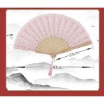 Custom Wedding Fan Manufacturer - OEM Spanish Wood Lace Carved Portable Fan
