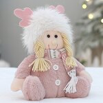 Christmas Plush Dolls Factory - OEM Adjustable Santa Snowman Reindeer Toys