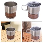 Portable Coffee Mug Factory - OEM 300ml Thickened 304 Stainless Steel Cup