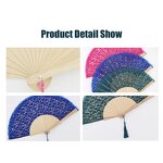 Spanish Wedding Fan Supplier - OEM Solid Wood Lace Carved Custom Name Logo