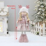 Christmas Plush Dolls Factory - OEM Adjustable Santa Snowman Reindeer Toys