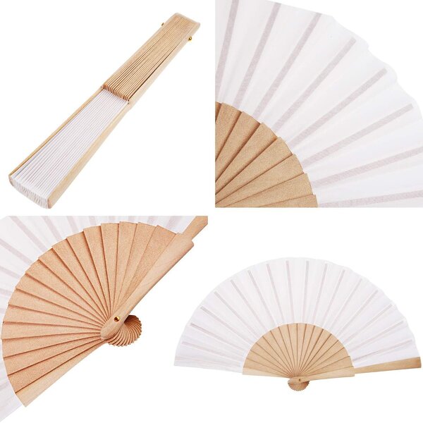 Wood Folding Fan Factory - OEM Wedding Fan Retro Minimalist Dance Props