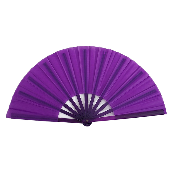 Bamboo Hand Fan Factory - OEM Custom Logo Printed 33cm Large Folding Fan