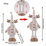 Santa Snowman Doll Supplier - OEM Christmas Adjustable Extendable Plush Doll