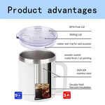 Insulated Coffee Mug Manufacturer - OEM Custom Logo 12oz 14oz Stainless Steel