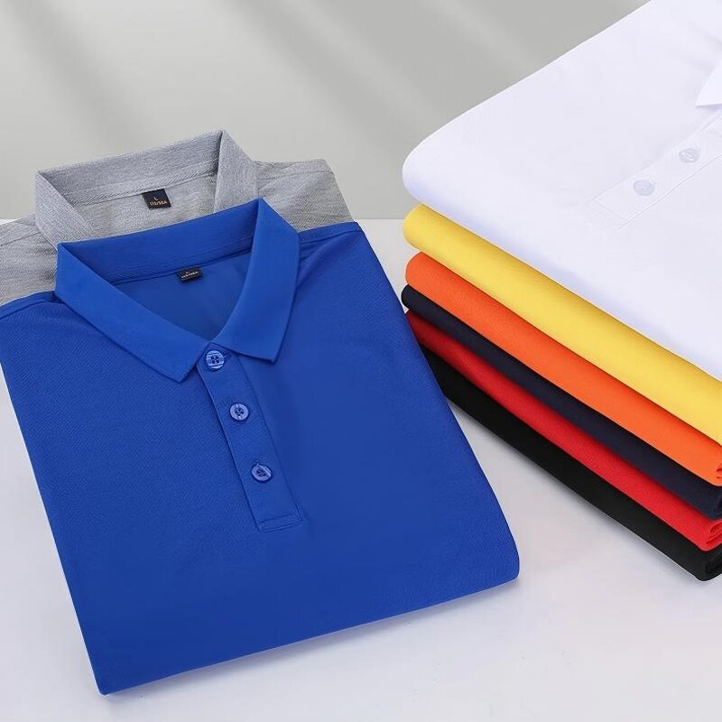 Polo Shirt Manufacturer - OEM 210g Long-sleeved Men Women Flat-knit Collar