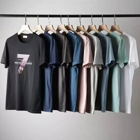 Men's T-shirt Manufacturer - OEM Wholesale Cotton Loose Round