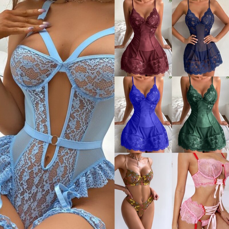 Lingerie Set Factory - OEM Wholesale Sexy Transparent Lace