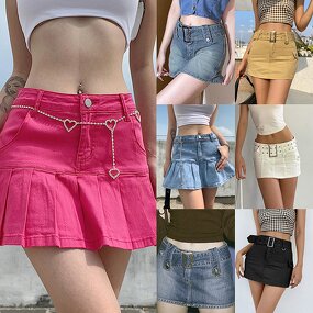 Women's Denim Dress Manufacturer - OEM 2024 Summer Retro Zipper