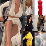 Summer Dress Manufacturer - OEM Wholesale Printed Elastic Retro