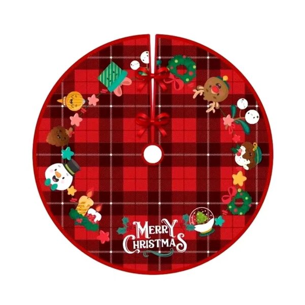 Christmas Tree Skirt Manufacturer - OEM 2024 Holiday Decoration