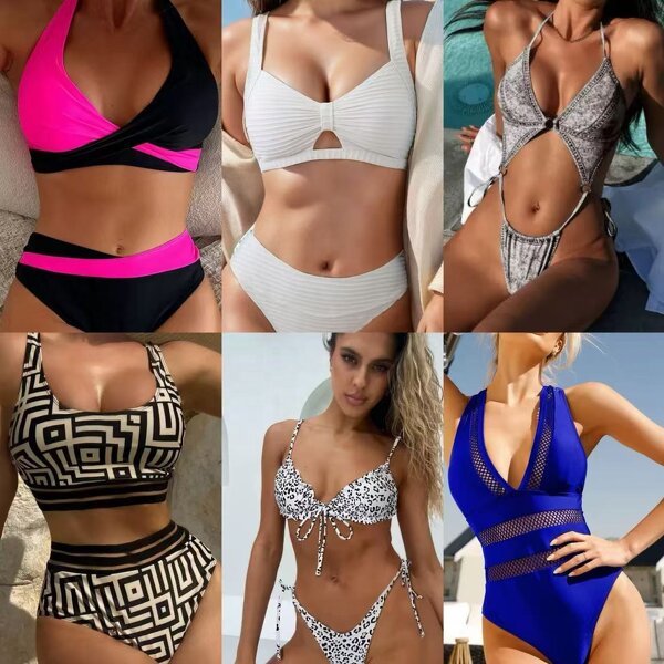 Bikini Set Manufacturer - OEM Wholesale 2 Piece Open Mixed