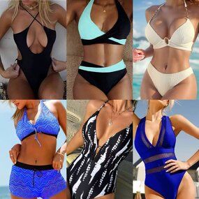 Swimsuit Factory - OEM Hot Selling Solid Micro Mini Sheer