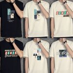 Men's T-shirt Manufacturer - OEM Wholesale Cotton Loose Round