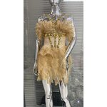 Stage Costume Dress Manufacturer - OEM Sexy Off Shoulder Halter