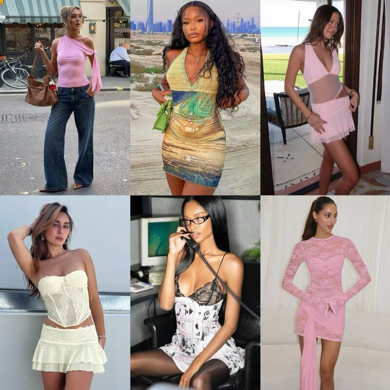 Lovito Outfit Manufacturer - OEM Wholesale Random Short Sleeve