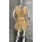 Stage Costume Dress Manufacturer - OEM Sexy Off Shoulder Halter