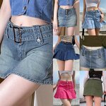 Women's Denim Dress Manufacturer - OEM 2024 Summer Retro Zipper