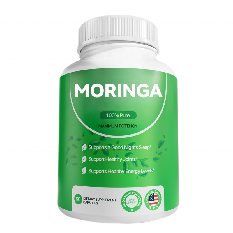 ACORN OEM Moringa Leaf Capsules Gut and Skin Health Supplement Antioxidant Energy Support Immune Moringa Capsules