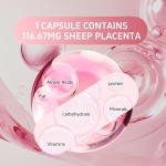 ACORN Sheep Placenta Extract Capsule for Women Health Beauty Skin Whitening Immune Support Sheep Placenta Softgel Supplement