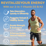 ACORN Multi Vitamin D3k2 Supplement Capsules Softgel with Coconut Oil Strong Joint Support Calcium Vitamin D3 K2 Softgel Capsule