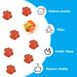 GlowLeaf Ashwagandha Extract Gummy with Vitamin D Vegan Ashwagandha Gummies Supplement