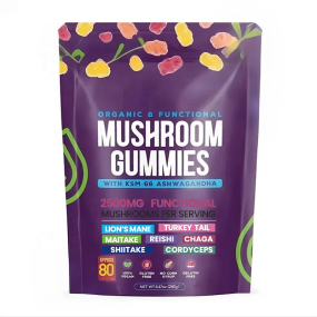 ACORN Sugar Free Vegan Ashwagandha Reishi Lion's Mane Mushroom Gummy Immunity Enhancement 8 in 1 Mushroom Gummies