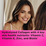 GlowLeaf Vegan Collagen Gummy Supplement Health for Skin Hair Nail Beauty Collagen Gummies