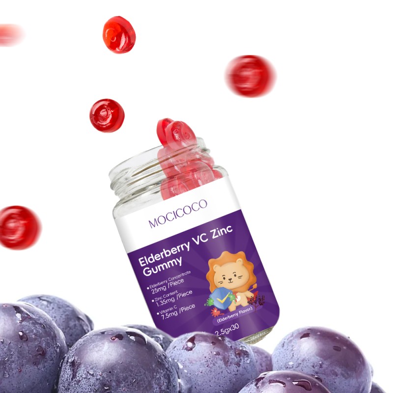 ACORN OEM Customized Kids Gummy Vitamins Health Food Supplement Health Food Supplement Multi Vitamin Elderberry Gummies for Kids