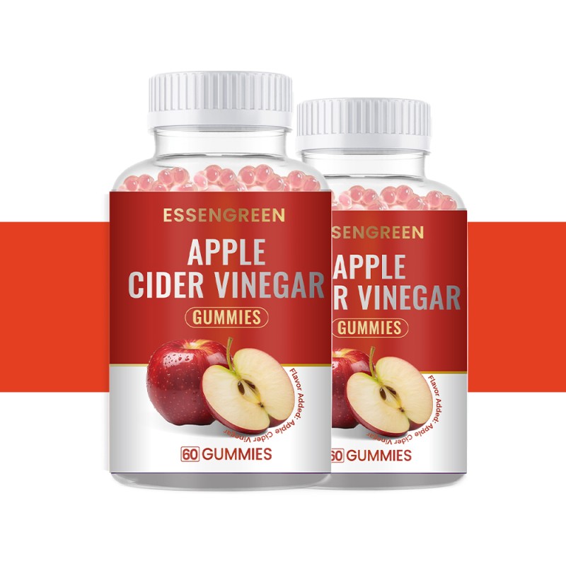 ACORN Gummies Custom Apple Cider Vinegar Gummy Vitamins Vegan Flat Tummy Apple Cider Vinegar Gummies Apple Shape