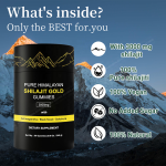ACORN Wholesale Himalayan 3000mg Shilajit Gummy Candy Energy Enhancement Shilajit Gold Gummies Supplement