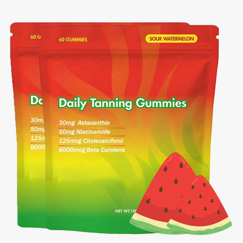 ACORN Women Daily Tanning Supplement Gummy Candy Watermelon Flavor  Lycopene Astaxathin Tanning Gummies