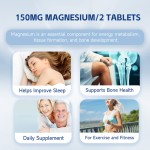 ACORN Private Label Support Bone and Muscle Health Pills Supplement Organic Magnesium Citrate Tablets