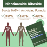 ACORN Nad+ Resveratrol Capsules Nicotinamide Riboside Enhanced Energy Age Defying NAD Supplements